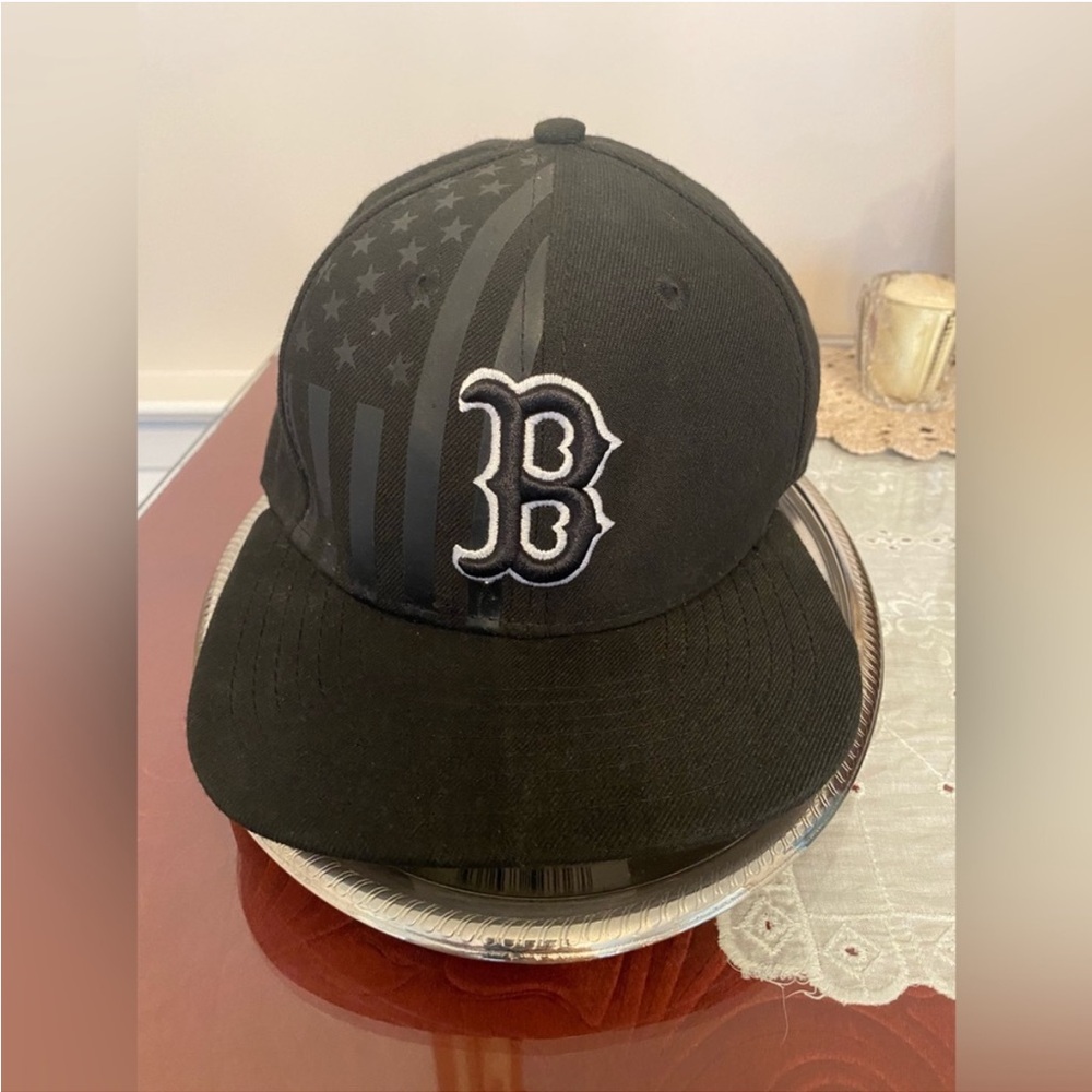 9Fifty VTG New Era Baseball Cap Boston Red Sox Black Outline B Hat Unisex OS
